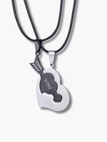 Removable Heart Couple Necklaces