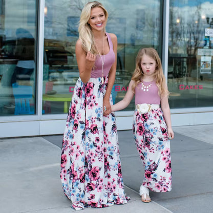 Mum and Daughter Matching Dress for Wedding