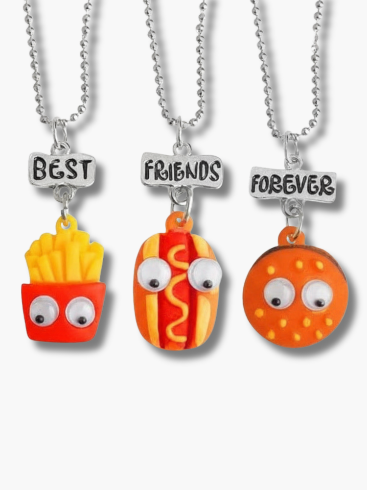 Set of 3 Best Friend Necklaces