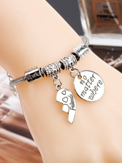 Silver Best Friend Bracelets