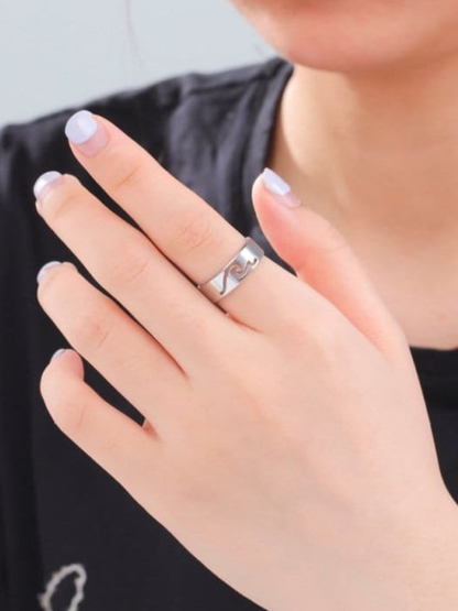 Silver Couple Rings