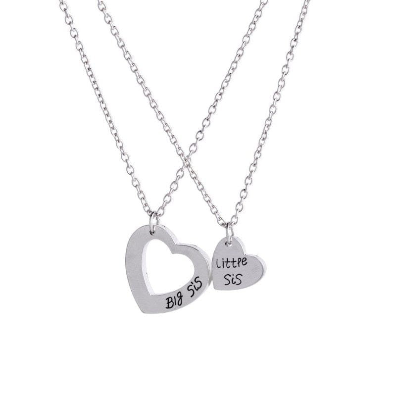 Sister Heart Necklace