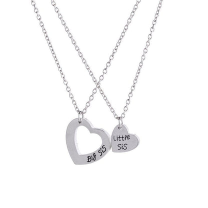 Sister Heart Necklace
