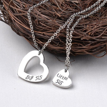 Sister Heart Necklace