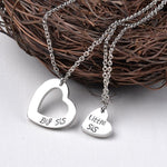 Sister Heart Necklace