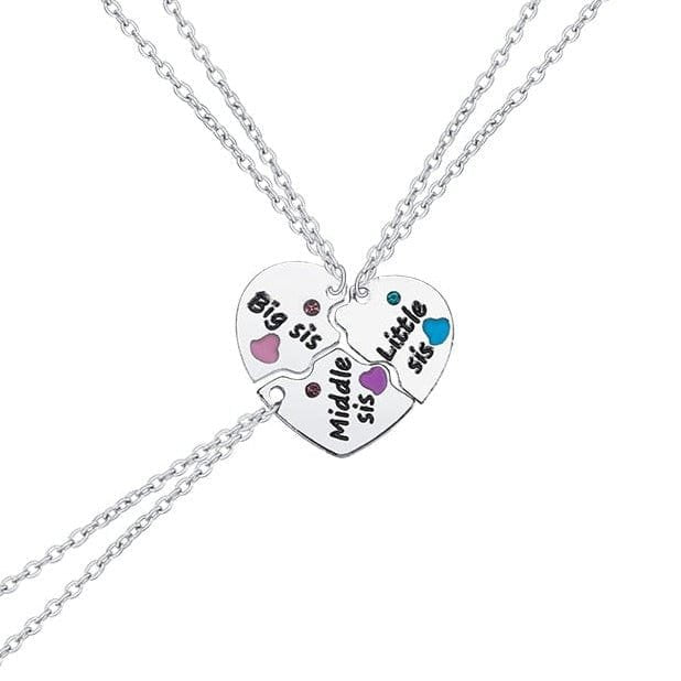 Sister Necklaces for 3