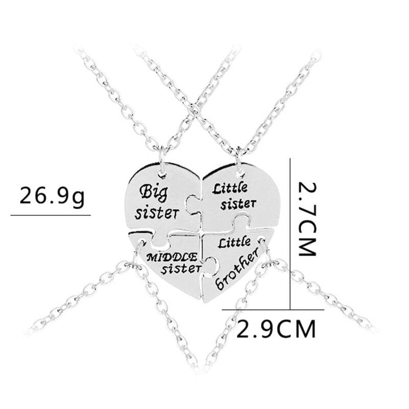 Sister Necklaces for 4