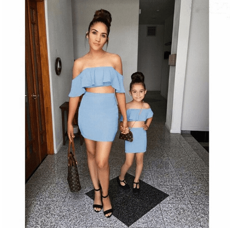 Tenue mère fille pour une cérémonie