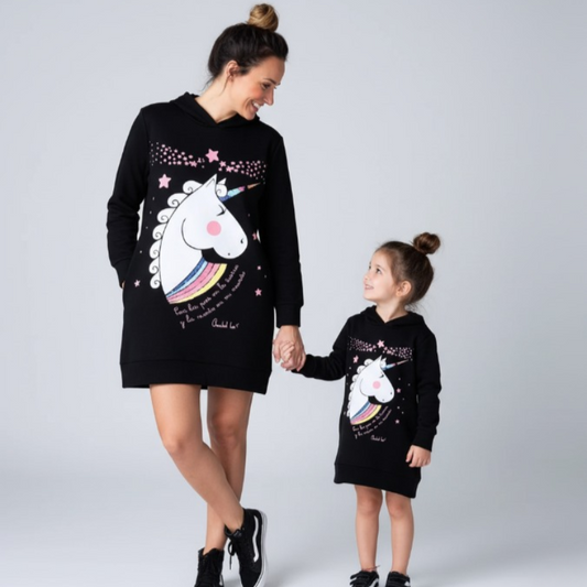 Unicorn Sweaters fo Mom and Daughter