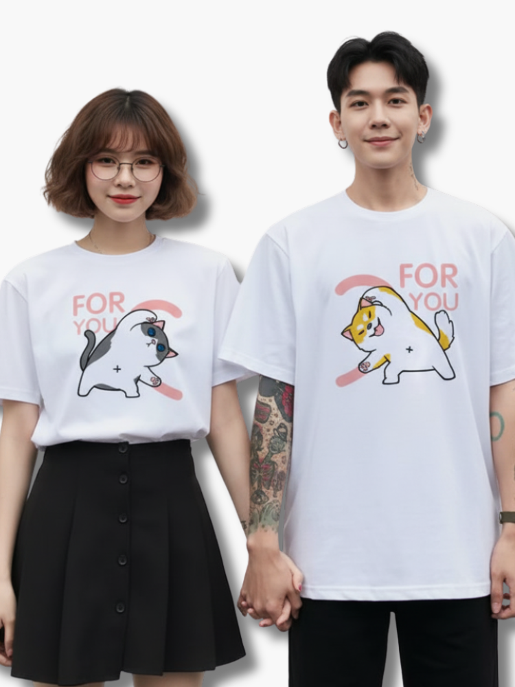 Unique Couple T-shirt Design