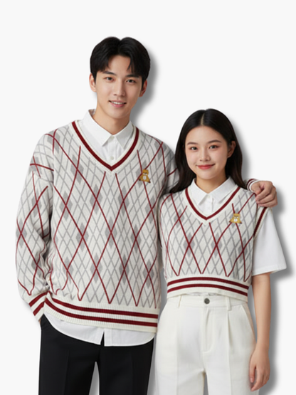 V-neck Couple Sweatshirts