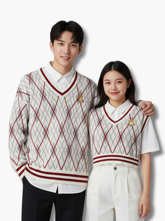 V-neck Couple Sweatshirts