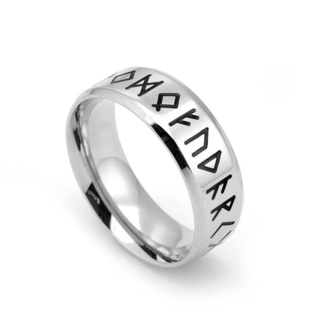 Viking Runes Couple Ring