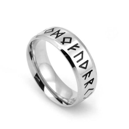 Viking Runes Couple Ring