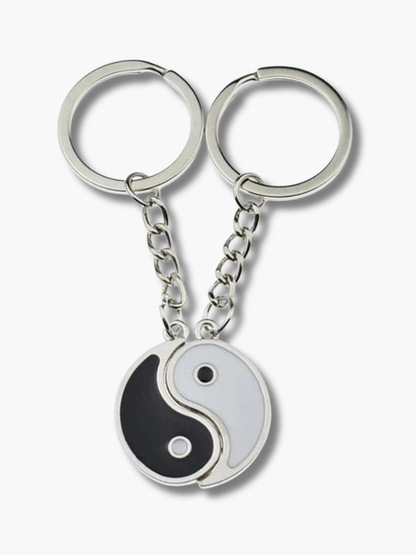Yin Yang Couple Keychain
