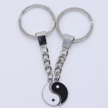 Ying Yang Best Friend Keychain