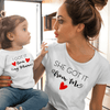 Adorable Mother and Daughter T-shirts