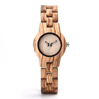 Bamboo Couple Watches Set
