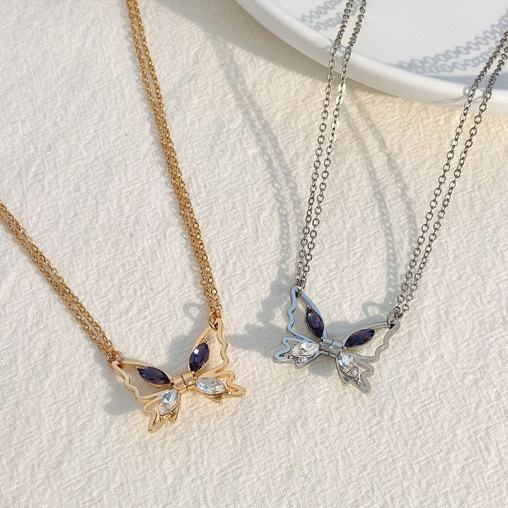 Best Friend Butterfly Necklaces