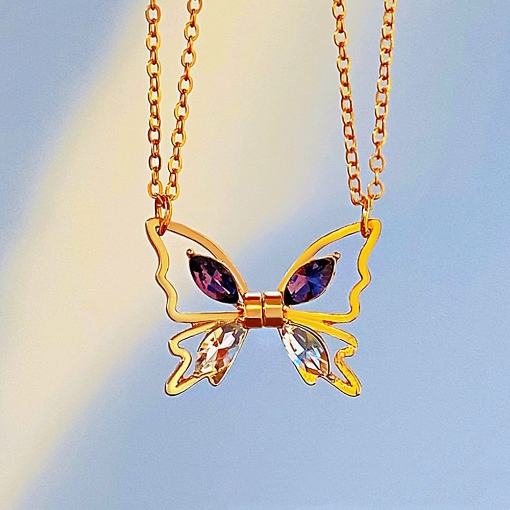 Best Friend Butterfly Necklaces