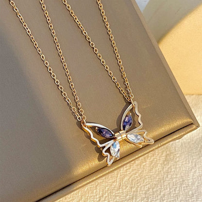 Best Friend Butterfly Necklaces