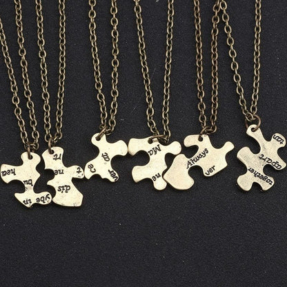 Best Friend Gifts Puzzle Piece Necklace
