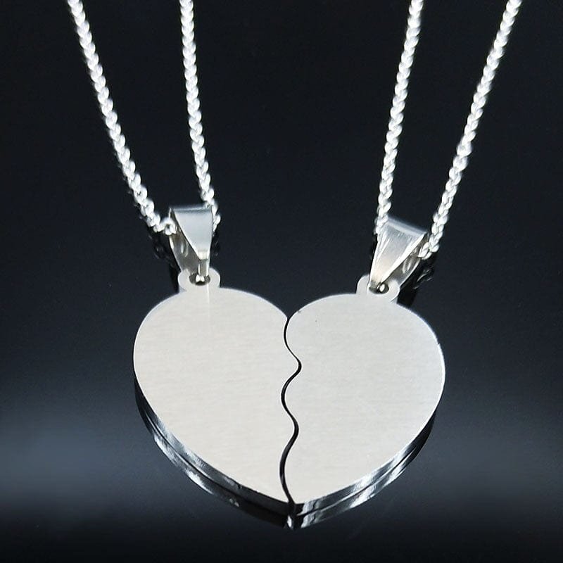 Best Friend Half Heart Necklace