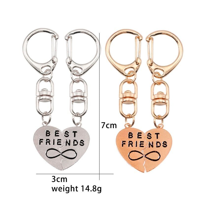 Best Friend Keychain for 2
