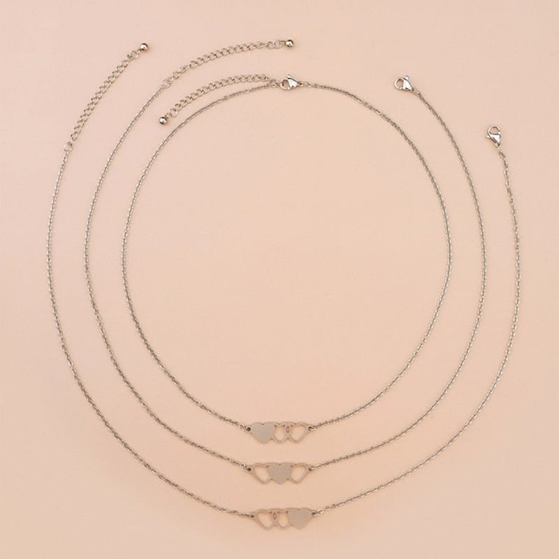 Best Friend Love Heart Necklace