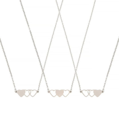Best Friend Love Heart Necklace