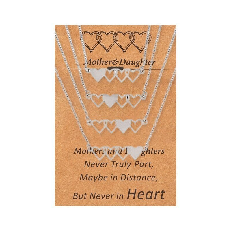 Best Friend Love Heart Necklace