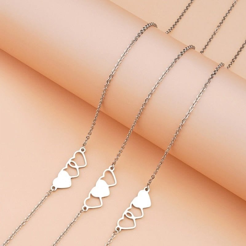 Best Friend Love Heart Necklace