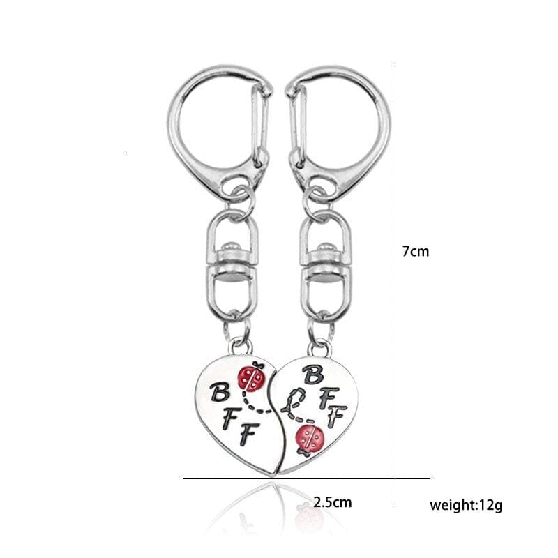 Best Friend Magnetic Key Chain