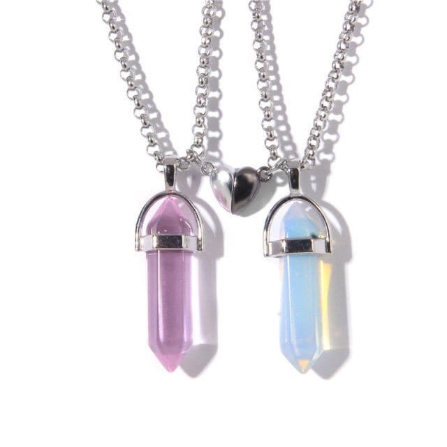 Best Friend Necklaces for 2 Magnetic