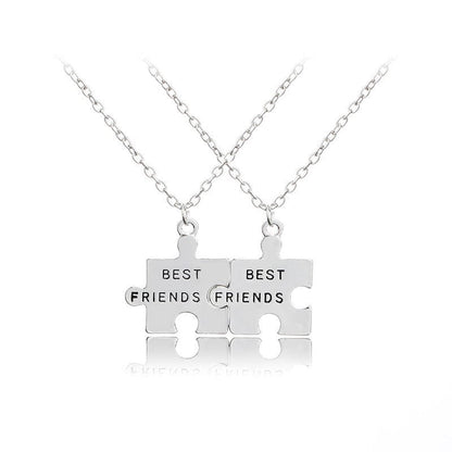 Best Friend Puzzles Piece Necklace