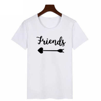 Best Friend White T-shirts