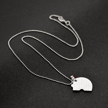 Best Friends Forever Heart Necklace