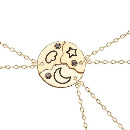 Best Friends Necklace Set 3 piece