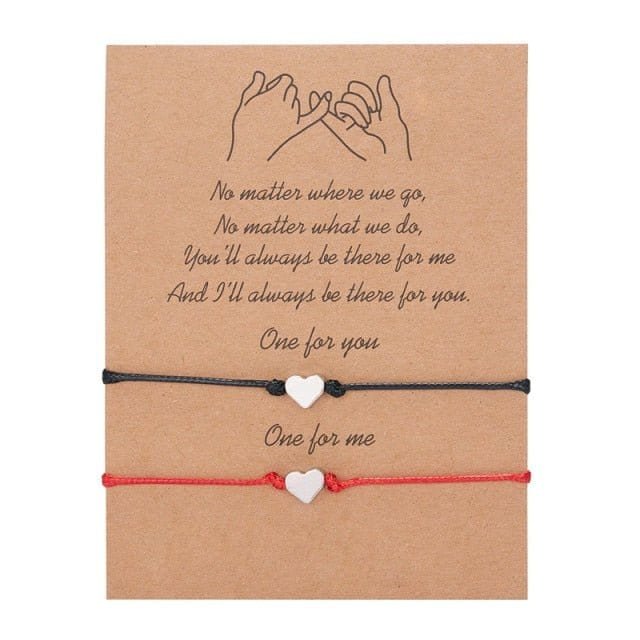 BFF Heart Bracelet