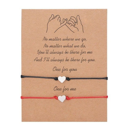 BFF Heart Bracelet