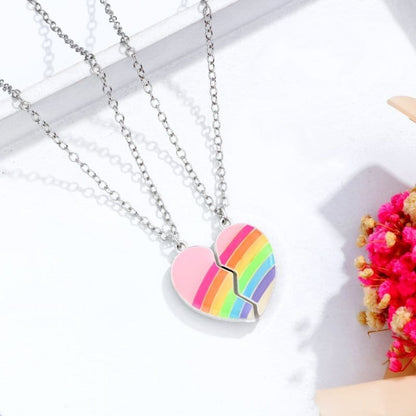 BFF Heart Necklace