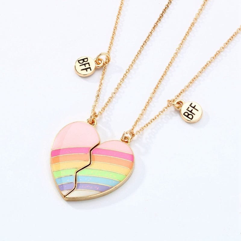 BFF Heart Necklace