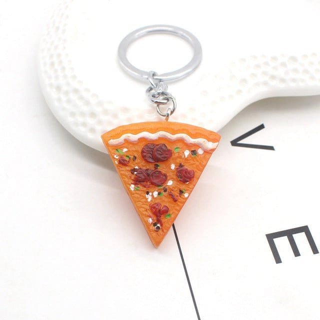 BFF Pizza Keychain