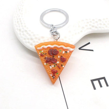 BFF Pizza Keychain