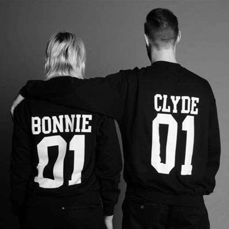 Bonnie & Clyde n°1 Couple Sweatshirts