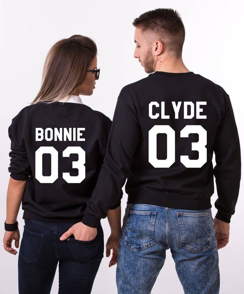 Bonnie & Clyde n°3 Couple Sweatshirts