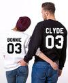 Bonnie & Clyde n°3 Couple Sweatshirts