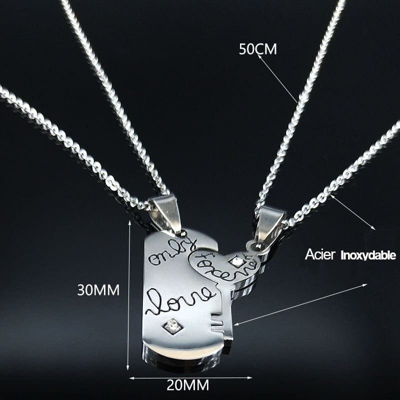 Boyfriend and Girlfriend Necklaces