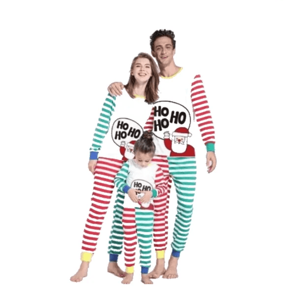 Christmas Family Ho Ho Ho Pajamas Set