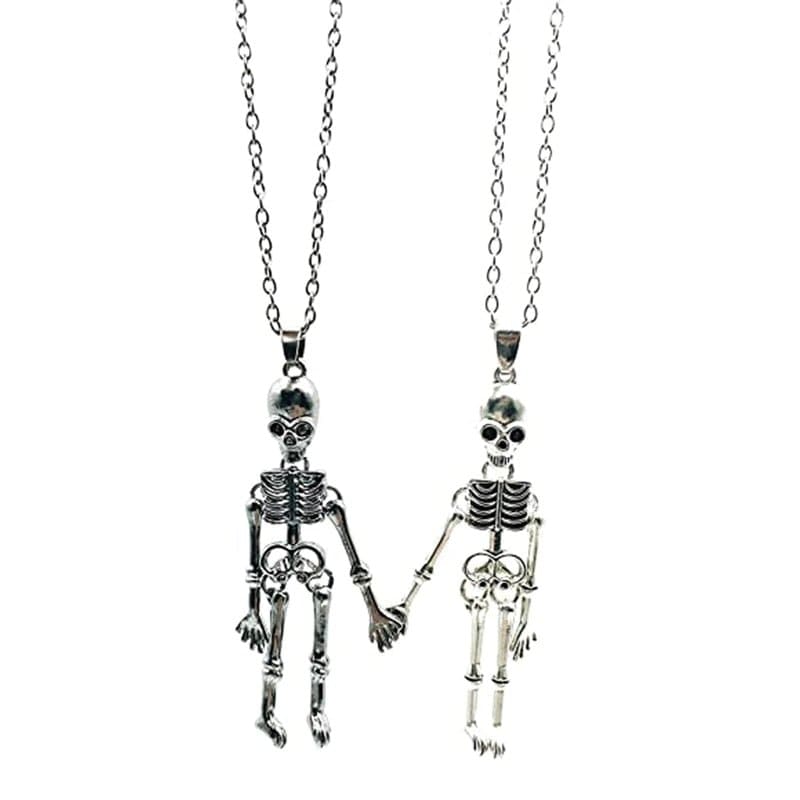 Collier Squelette Couple